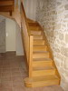 Escalier bois maison rénovée